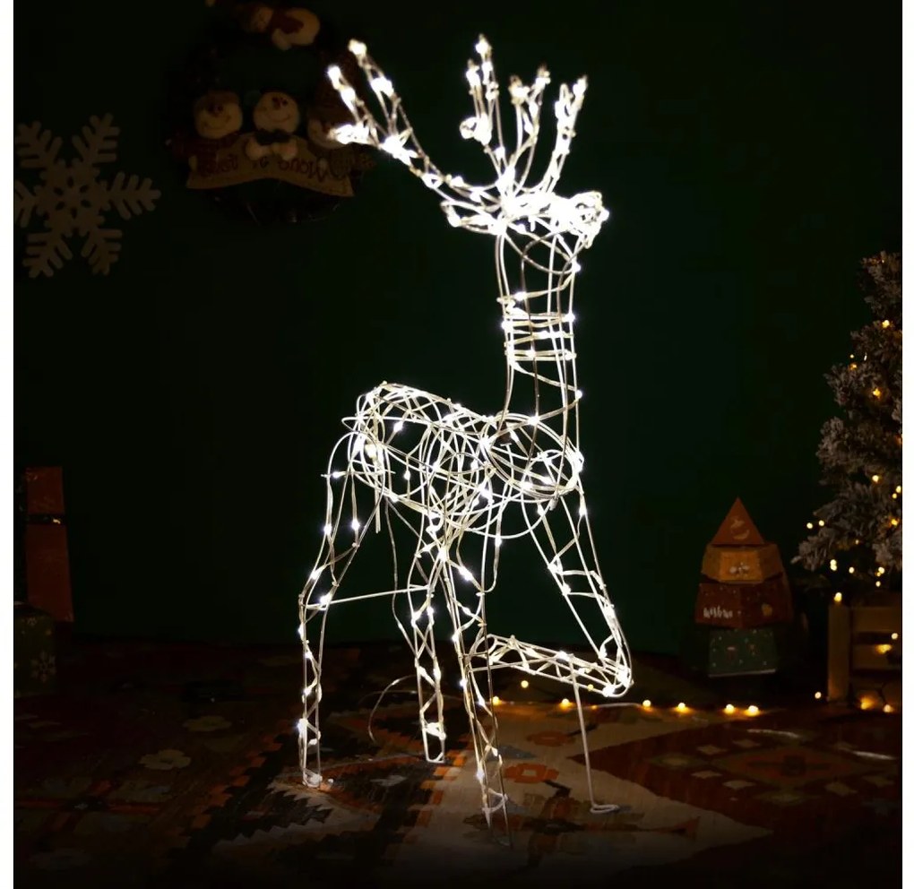Brilagi - LED kültéri karácsonyi dekoráció LED/3,6W/31/230V 2700K 105 cm IP44 rénszarvas