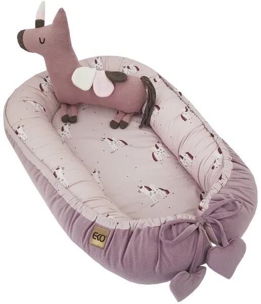 EKO - Pamut babafészek UNICORN 90x60 cm