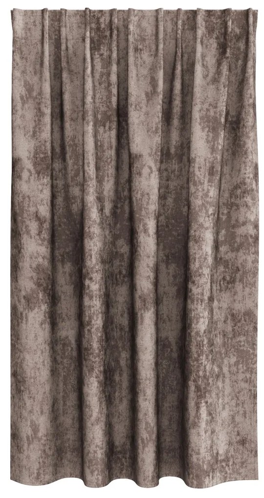 Velúr Függöny 2 db Zsinórral Kávé 140x140 cm