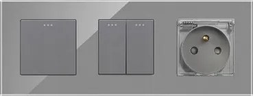 Klasszikus Mechanikus Billentyűkapcsoló Hermetikus Aljzat Fedéllel