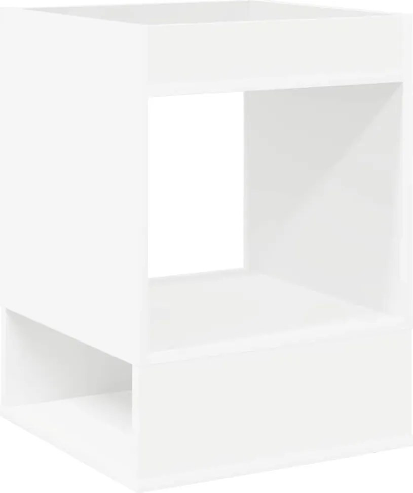 vidaXL Végasztal Fehér 40 x 40 x 56 cm Faanyag