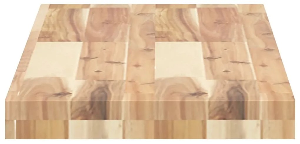 kezeletlen tömör akácfa függőpolc 100 x 30 x 4 cm