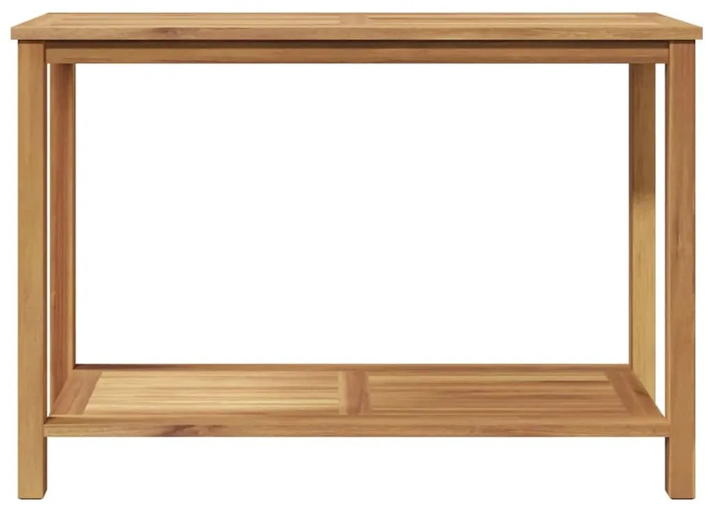 Dohányzóasztal tárolóval Barna 110 x 40 x 45 cm Tömör tíkfa