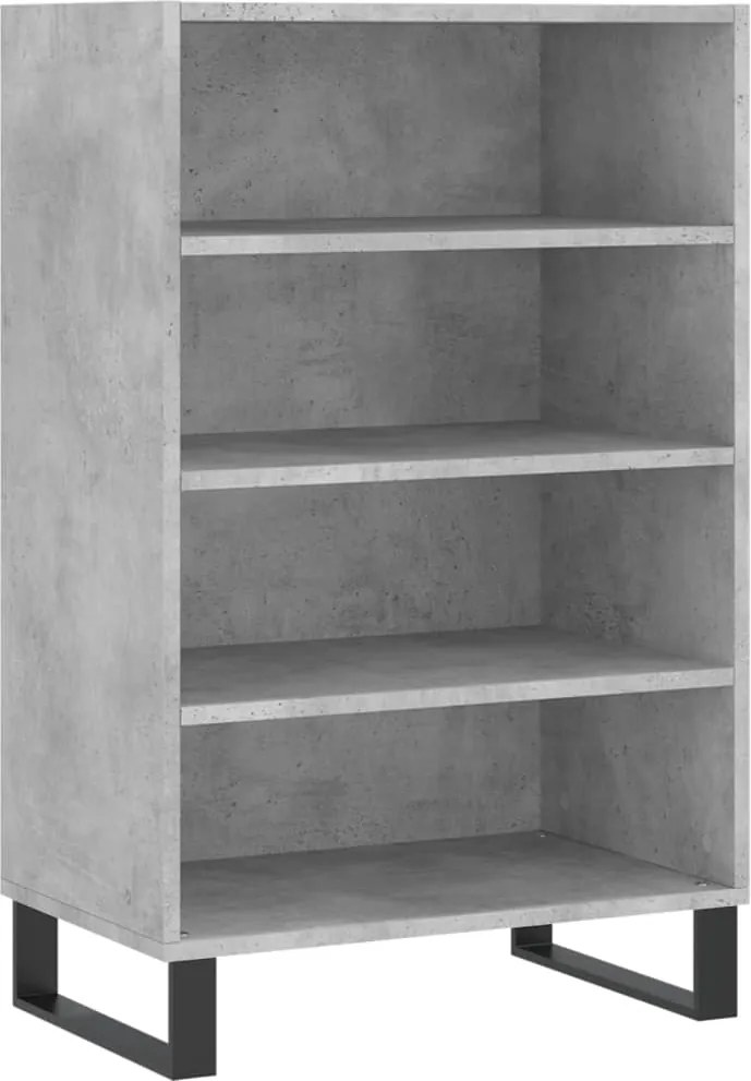 vidaXL betonszürke szerelt fa magasszekrény 57 x 35 x 90 cm