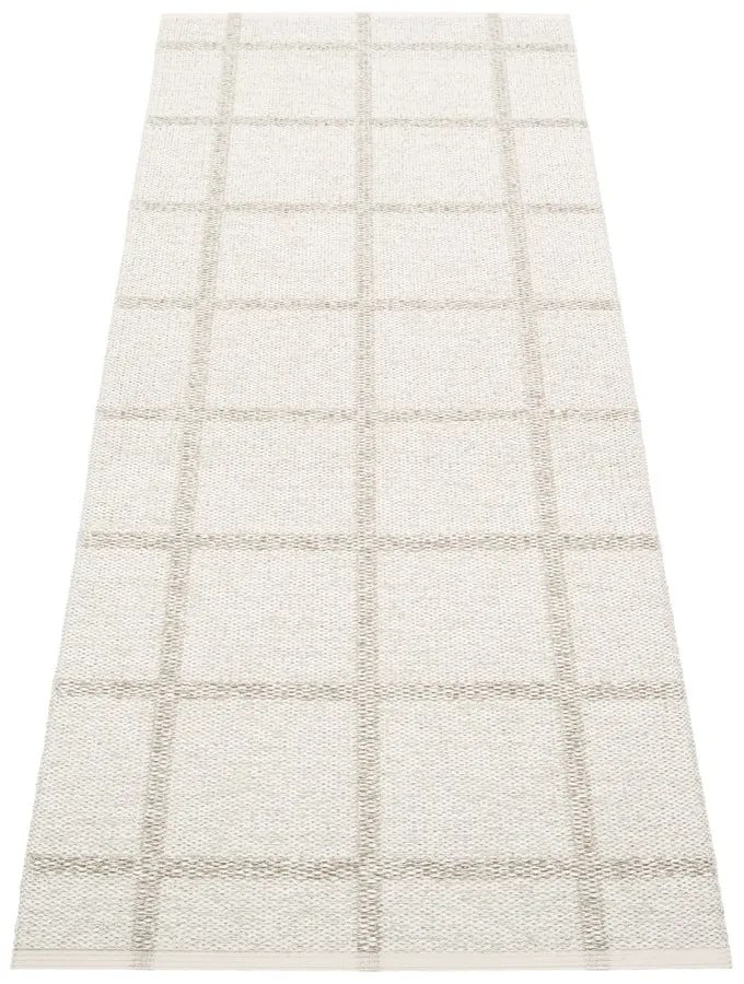 Krémszínű kültéri-beltéri futószőnyeg 70x225 cm Ada Fossil – Pappelina