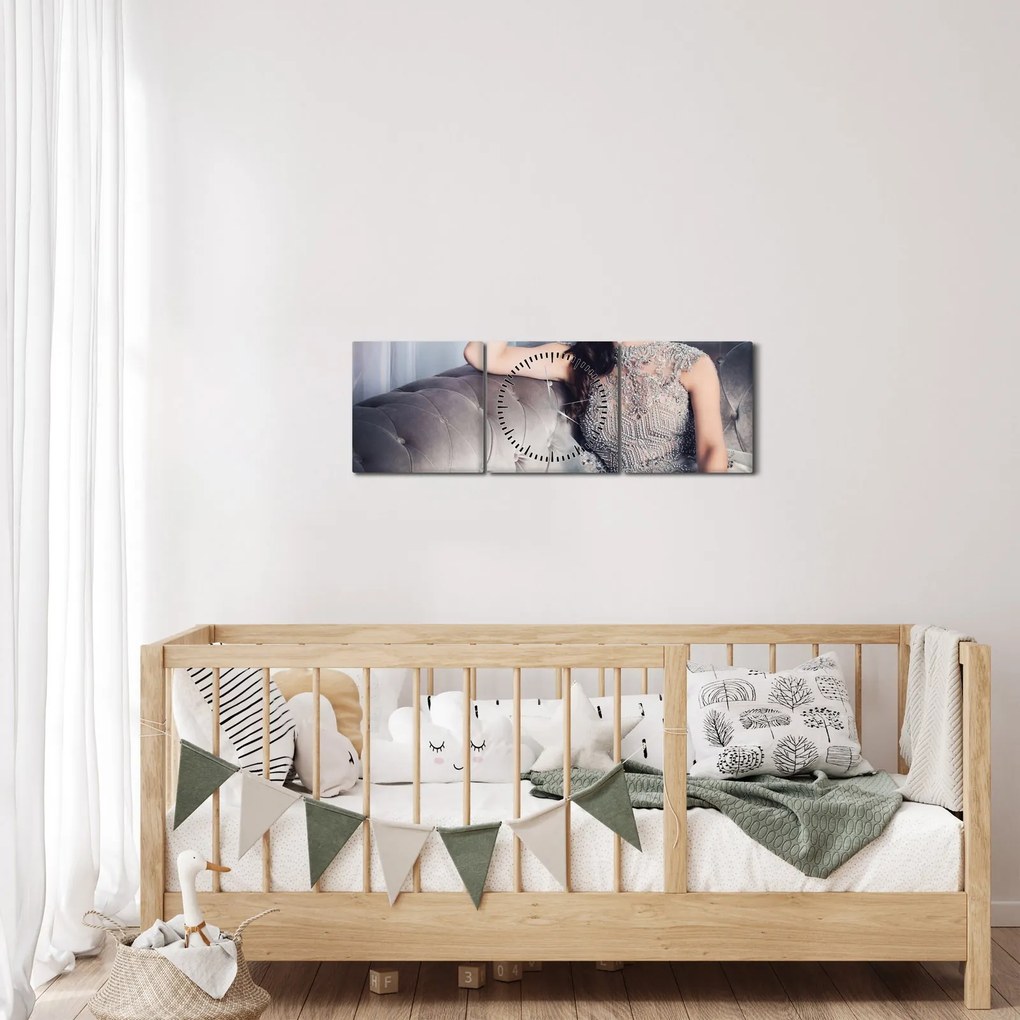 Kép - csillogás (órával) (90x30 cm)