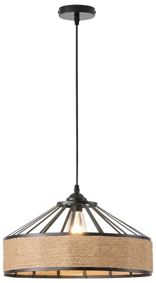 Csillár zsinóron 1xE27/15W/230V bézs