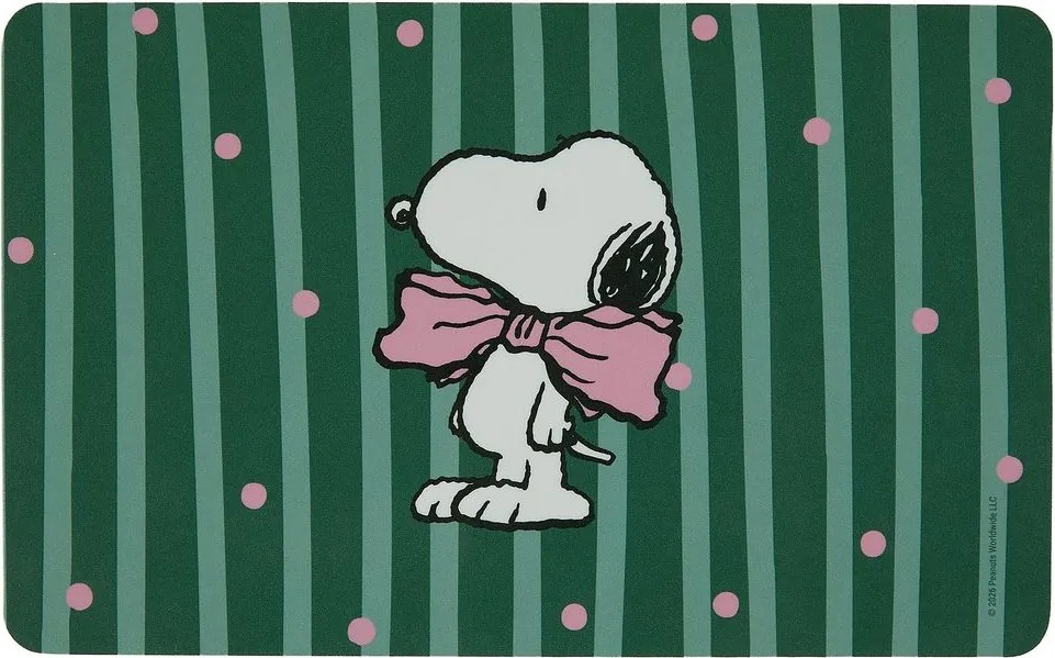 PEANUTS reggeliző deszka, Snoopy masnival
