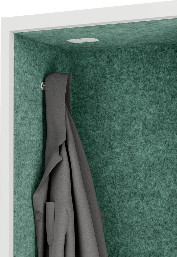 Sally 600mm  korpus Biały - siedzisko Zielony