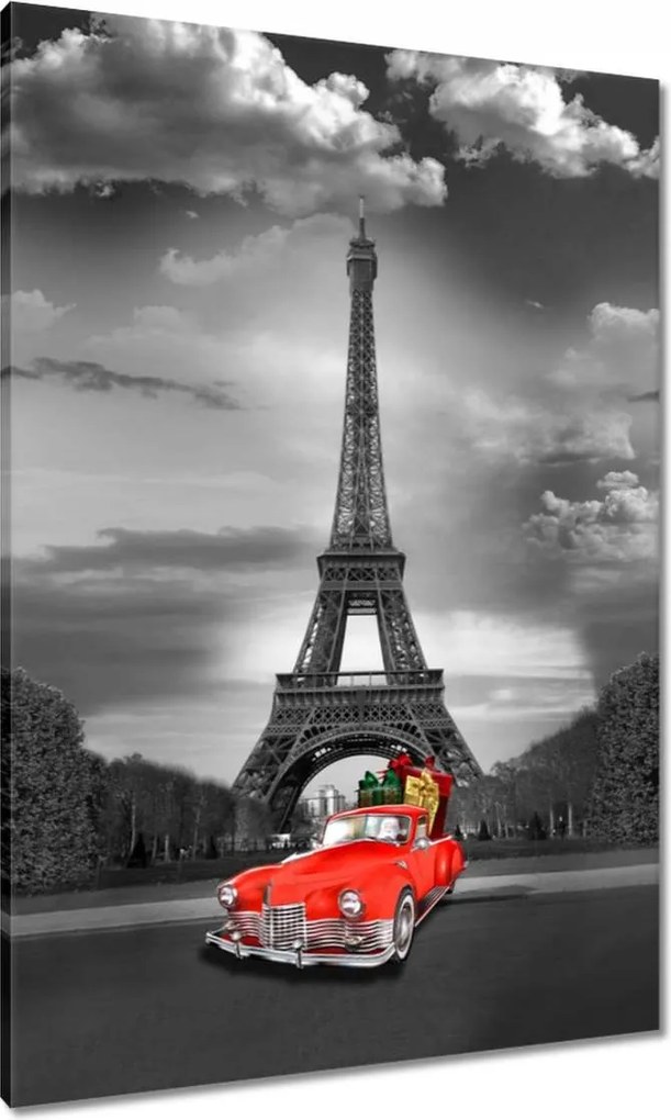 Festmények 70x100 Eiffel-torony Franciaország