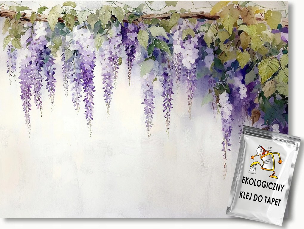 Fotótapéta Flizelina Természet Kert Kúszónövények Wisteria Glicinia 416x254 ragasztó