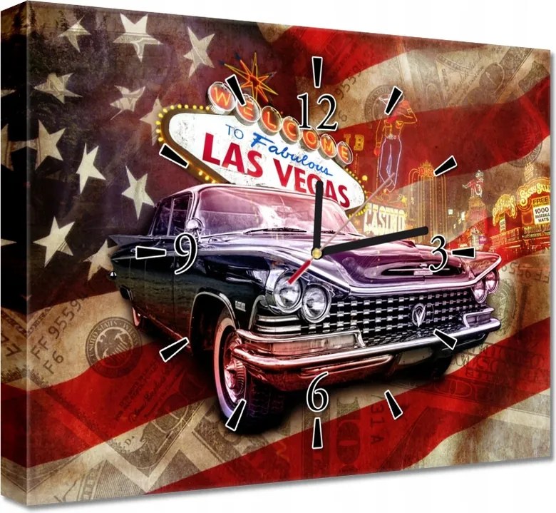 Faliórák 40x30 Las Vegas