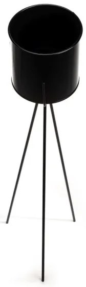 TRIPOD virágtartó állvány 110x25 cm fekete