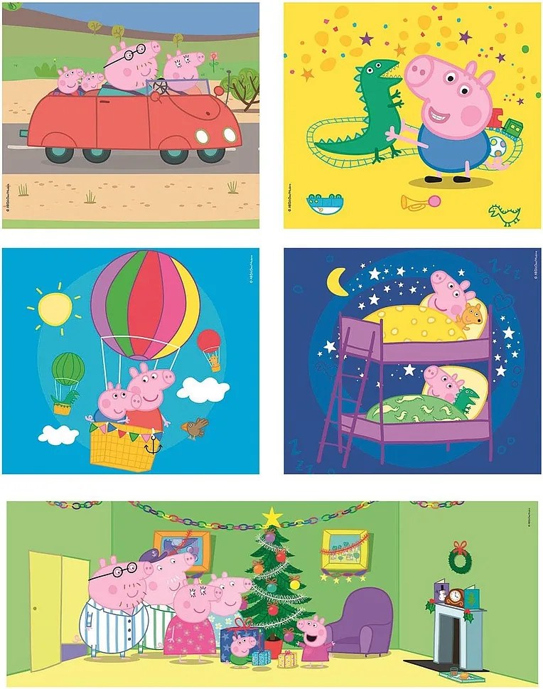 Peppa malac Life 10 az 1-ben puzzle Clementoni
