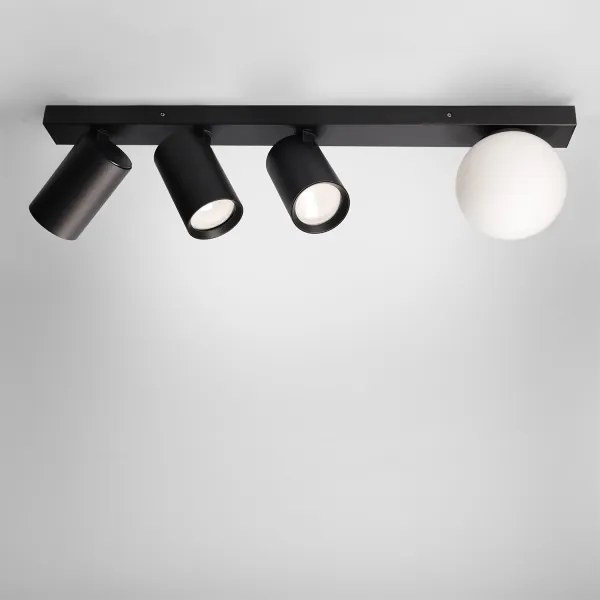 Brilagi - SELE BALL spotlámpa 3xGU10/30W/230V + 1xG9/10W fekete