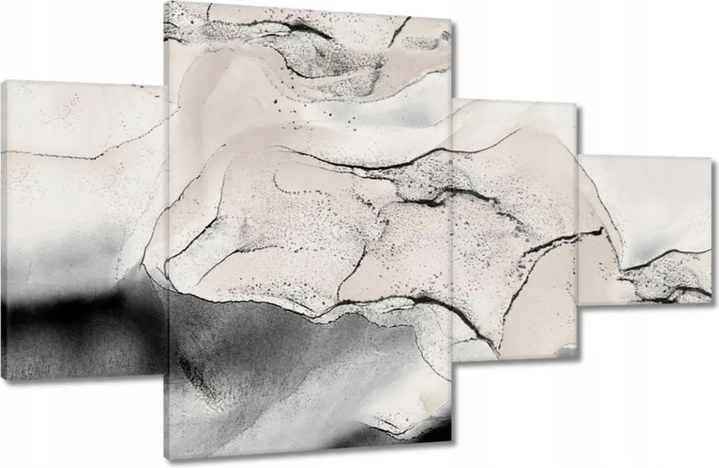 Festmények 130x80 Tompított absztrakt