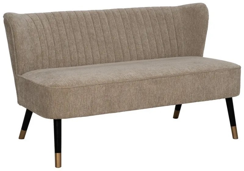 Bézs zsenília kanapé 134 cm Glam – Ixia