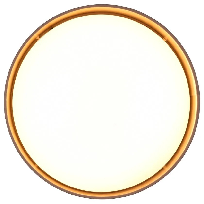 Világosbarna LED mennyezeti lámpa ø 30 cm Locarno – Reality