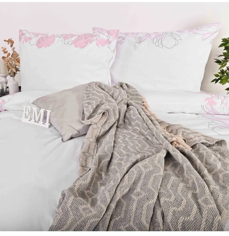 EMI Paradise pamut ágyneműhuzat, A kibővített egyszemélyes ágy szett tartalma: 1x 140x220 + 1x 70x90