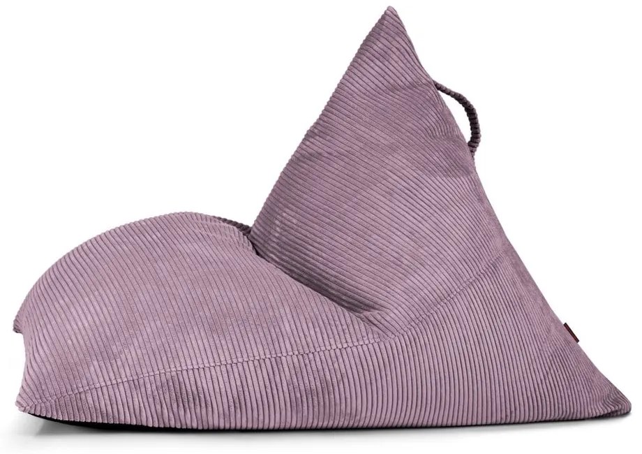 Lila kordbársony babzsákfotel Razz – SLOWDOWN