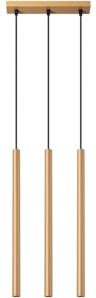 Sollux SL.1171 - Csillár zsinóron PASTELO 3xG9/8W/230V arany