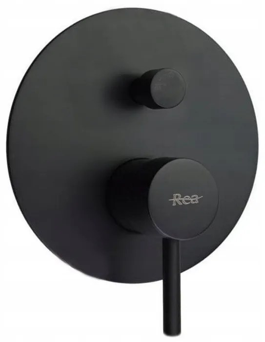 Zuhanyszett rejtett Rea Lungo black + box