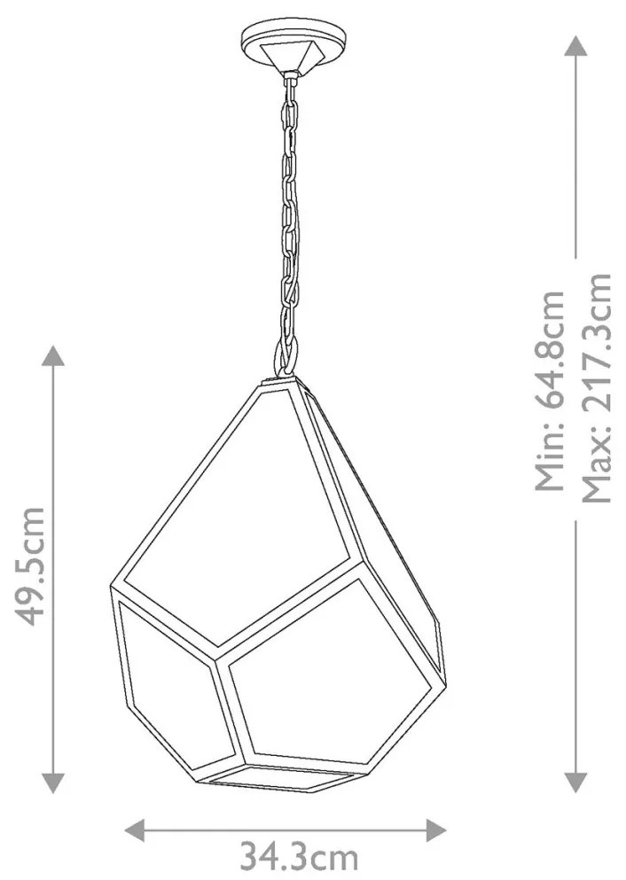Függeszték Nikkel ELSTEAD FE-DIAMOND-P-M