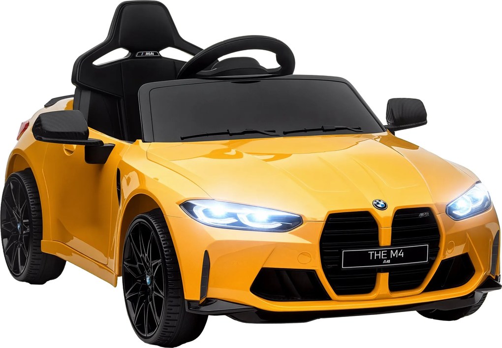 AIYAPLAY Gyerek Elektromos Autó 12V 2.4G Távirányítóval, Felfüggesztéssel, Lágy Indítással, MP3, USB, LED Fényszórókkal, Szirénával, 3-5 km/h Sebesség