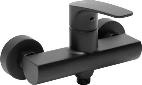 Zuhany csaptelep SAT Project zuhanyszett nélkül 150 mm fekete matt SATBSPRO268C