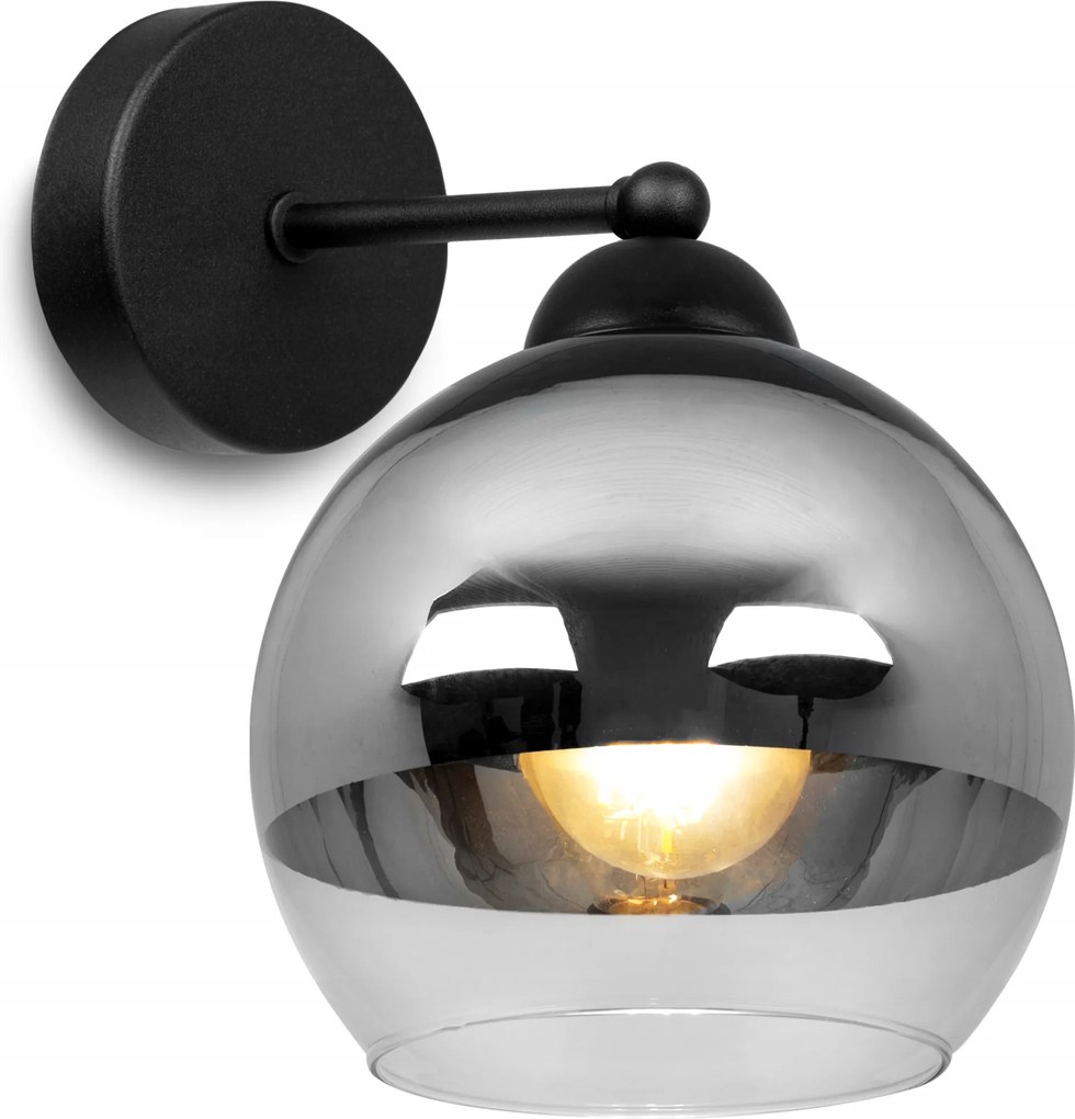 Elegáns Lámpa Fali Lámpa Üveg Lámpabúra Króm Led