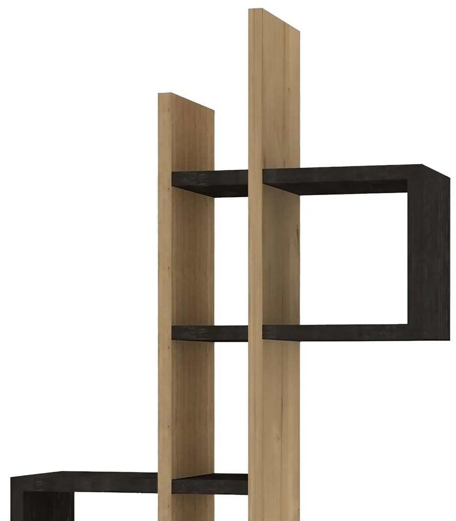 Fali polc Emse - Sapphire Oak, Anthracite