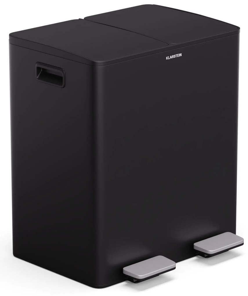 Klarstein EcoVista, hulladékgyűjtő komposztálóval, 40 l + 3 l/tároló + komposztáló, Soft-Close