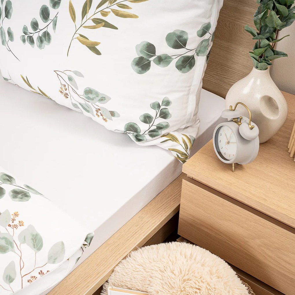 4Home jersey lepedő fehér, 200 x 220 cm