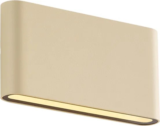 Modern kültéri fali lámpa bézs 17,5 cm LED-del IP65 - Batt