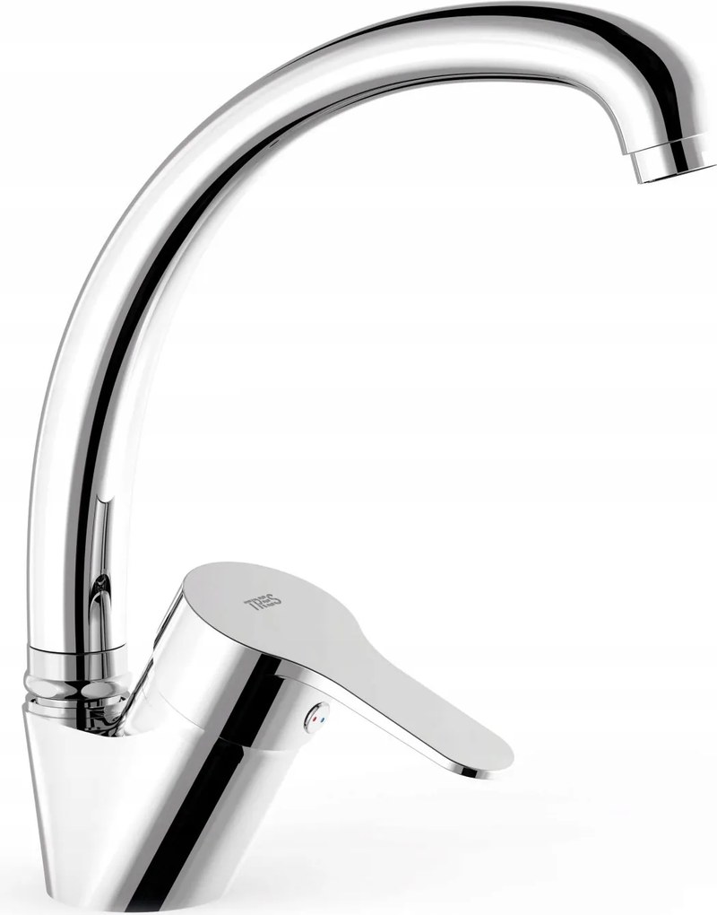 Tres Base Álló Konyhai Csaptelep Magas Króm.