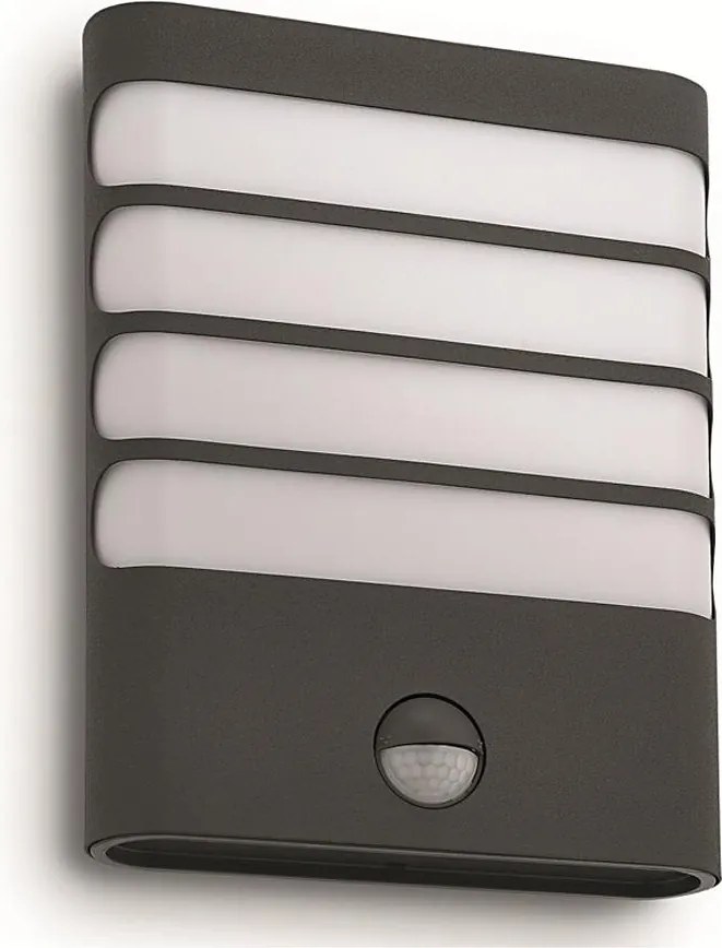 Philips 17274/93/16-LED RACCOON kültéri lámpa mozgásérzékelővel LED/3W/230V IP44