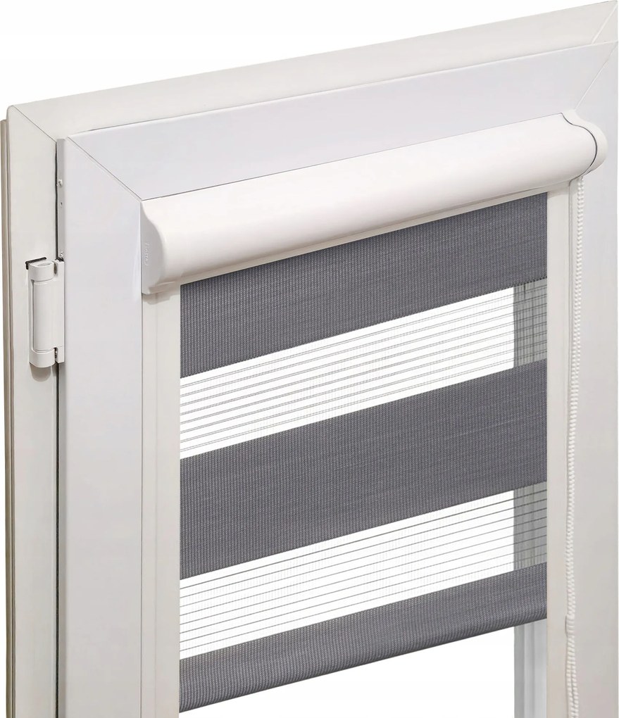 Roló Éjjel-nappal Alumínium Kazettában 79x200 CM Méretre Fúrás Nélkül