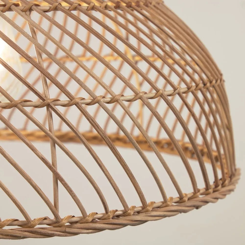 Natúr színű rattan lámpabúra ø 42,5 cm Dyara – Kave Home