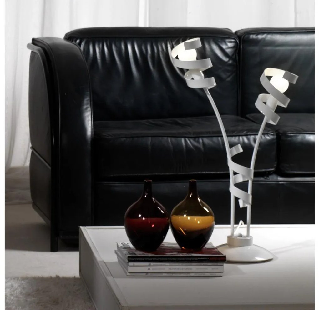 ONLI - Asztali lámpa ZOE 2xE14/6W/230V 65 cm fehér