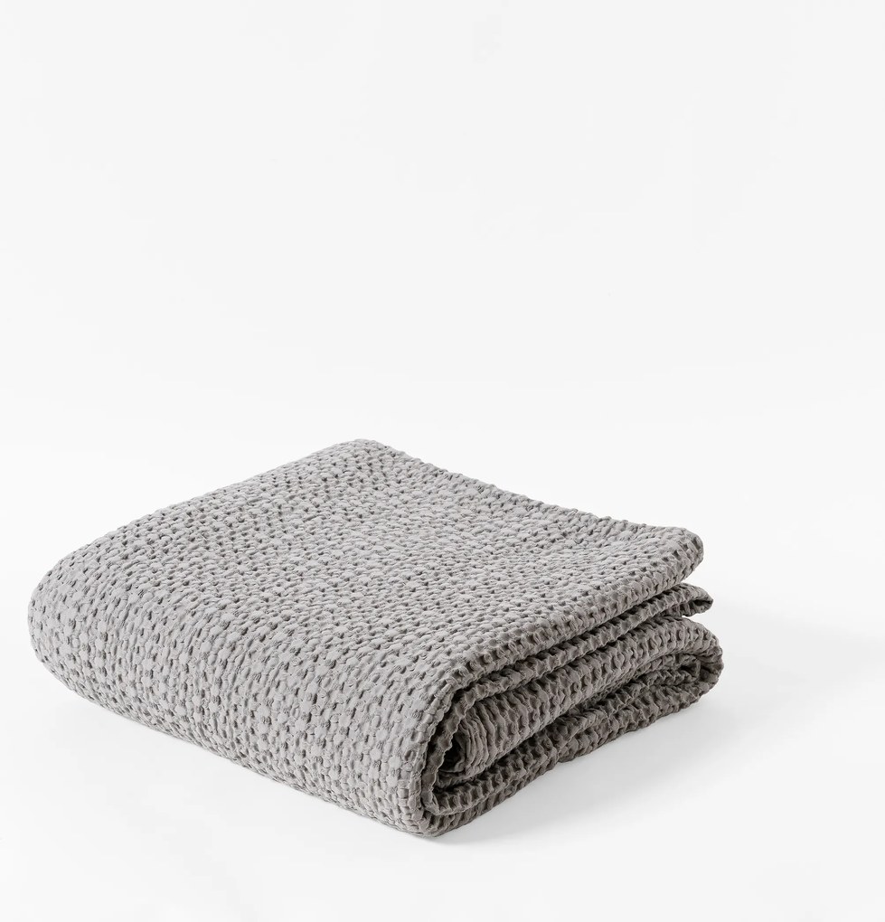 Pamut ágytakaró, pléd 160x220 VitalHome szürke M34303