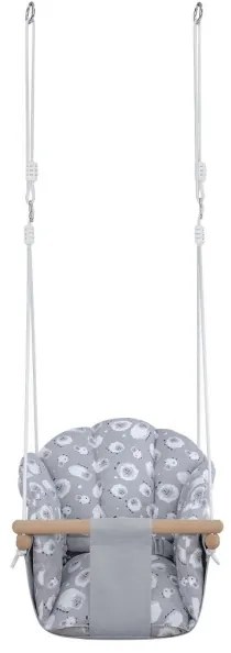 2Kids Toys - Gyermek textilhinta szürke/bükkfa