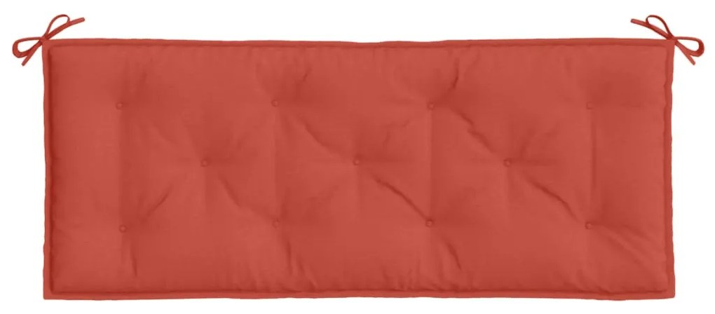 2 db melange piros szövet kerti padpárna 120 x 50 x 7 cm