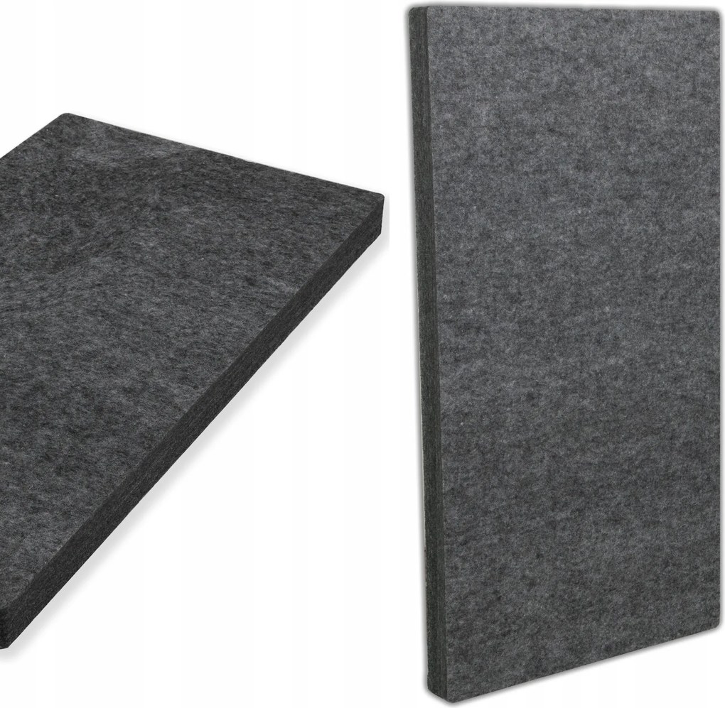 Akusztikus hangszigetelő panelek fekete dekoratív reverb visszhangcsökkentés 5cm