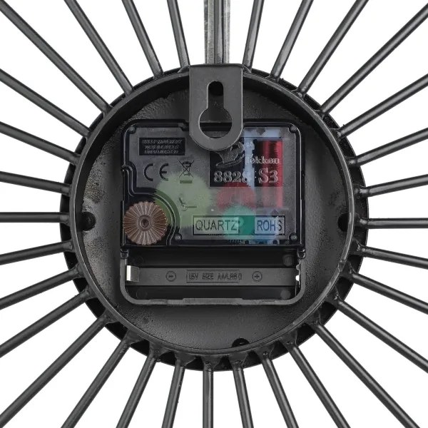 Eglo 425513 - Falióra MATSUMOTO 1xAA 50x50 cm fekete