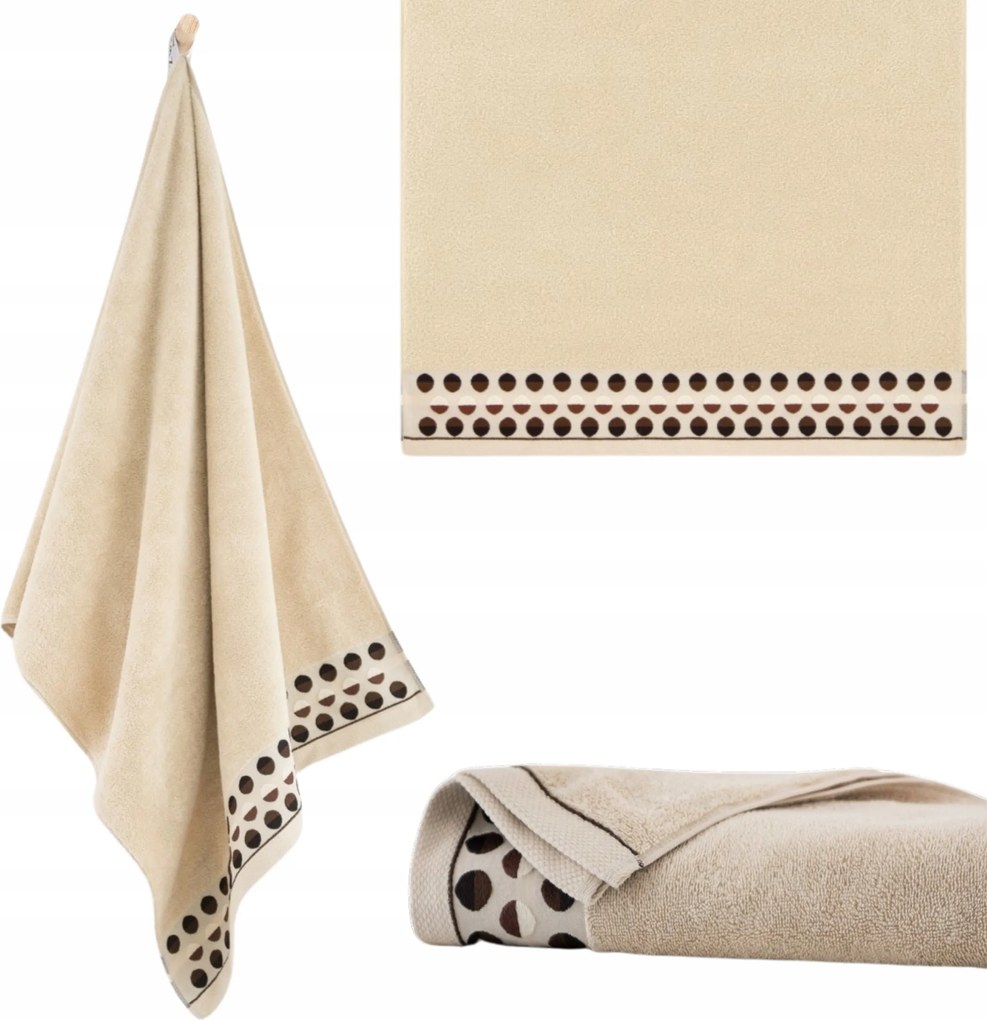 Törölköző Zwoltex 70x140 Zen 2 Pamut 450g Bézs