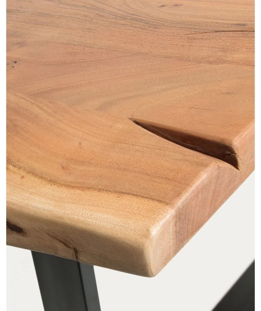 Étkezőasztal akácfa asztallappal 97,5x200 cm Alaia – Kave Home