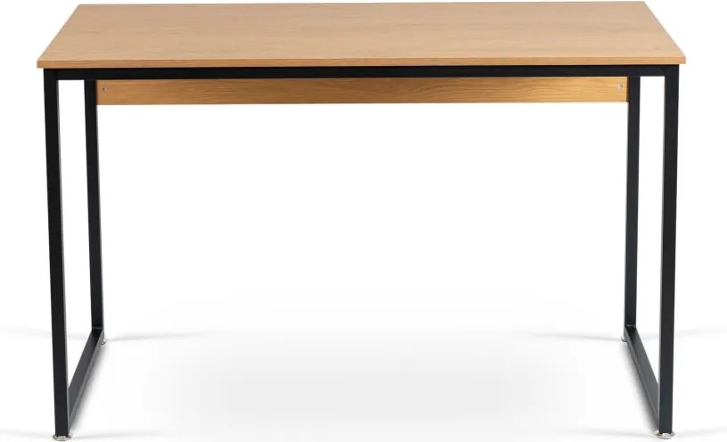 Íróasztal 120 cm arany tölgy / fekete színkombinációban – ROSS
