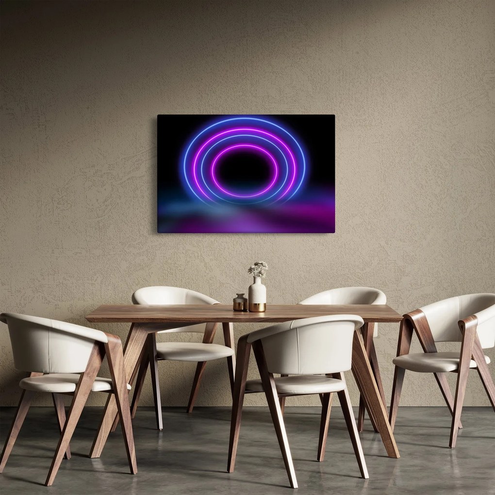 A színes körök képe (90x60 cm)