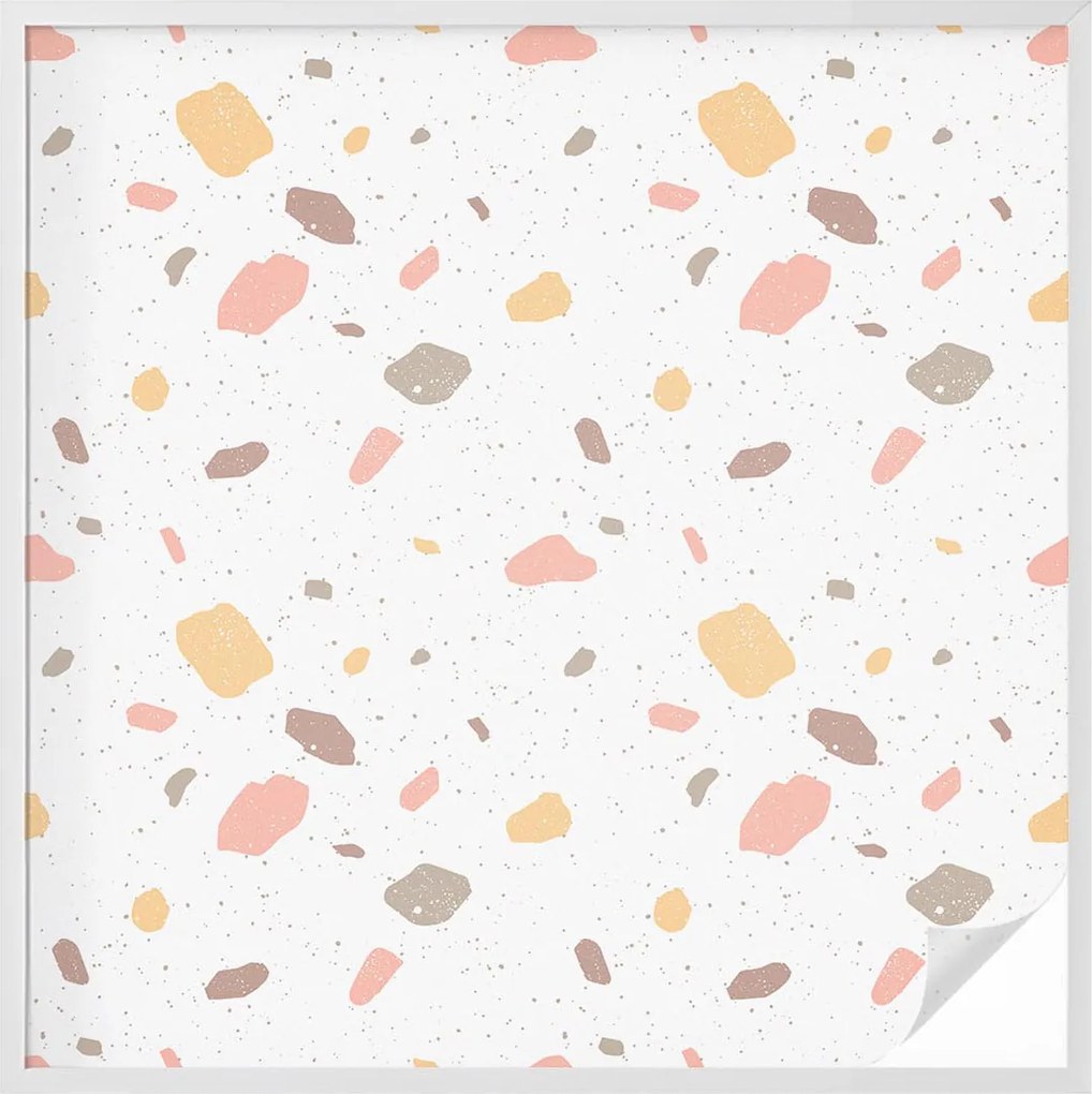 Szélvédőfólia Adatvédelem Absztrakt terrazzo 100x100 cm