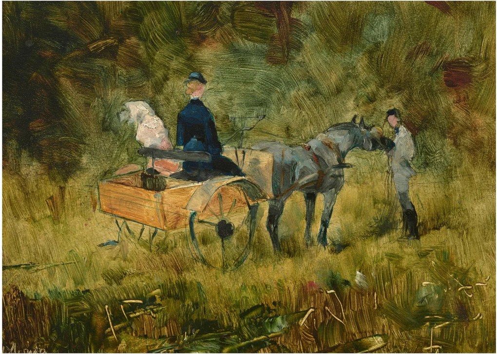 Kép - Henri de Toulouse-Lautrec, The Trap, reprodukciók (70x50 cm)